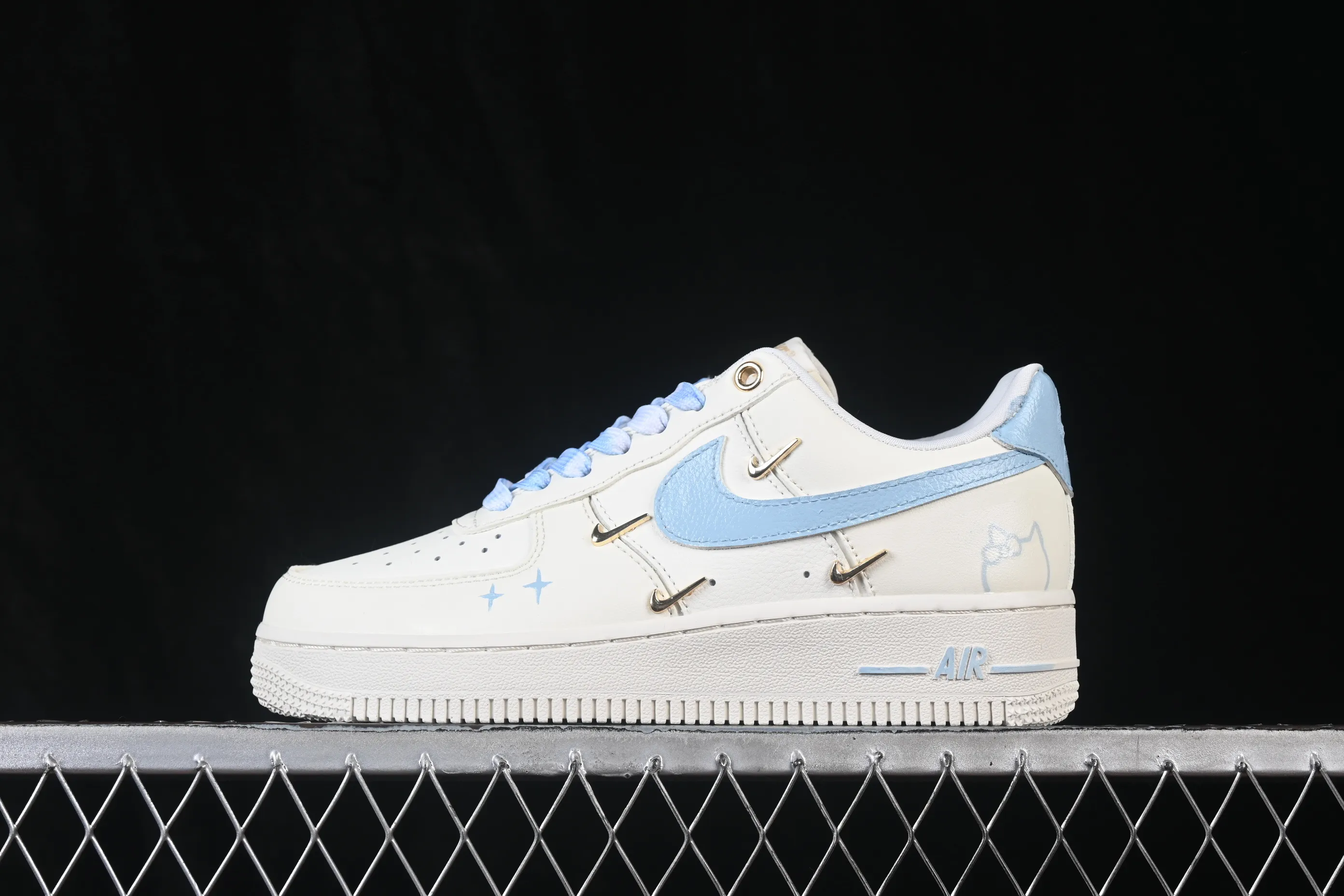 All categories Nk Air Force 1 Air Force series Nk Air Force 1 Low Air Force low-top Nike Air Force 1'07 Low "Ocean Blue" Hand-painted graffiti Blue Ocean Air Force 1 low-top casual sneakers FV3654-311